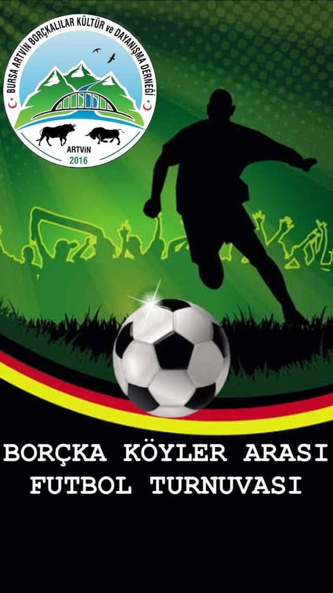 HAYDI MAÇA BUGUN ÇEKILECEK OLAN BURSA ARTVIN BORÇKA VE KÖYLERİ TAKİM KURALARI ÇEKILECEK SIZDE BU ORGANİZASYONDA YER ALMAK İÇİN ACELE EDIN BU TURNUVA KAÇMAZ.
BU ORGANIZASYONDA YER ALMAK İÇİN BAŞKAN YARDİMCISI  BAKİ ÇALOGLU TELEFONU : 0545.839.24.08