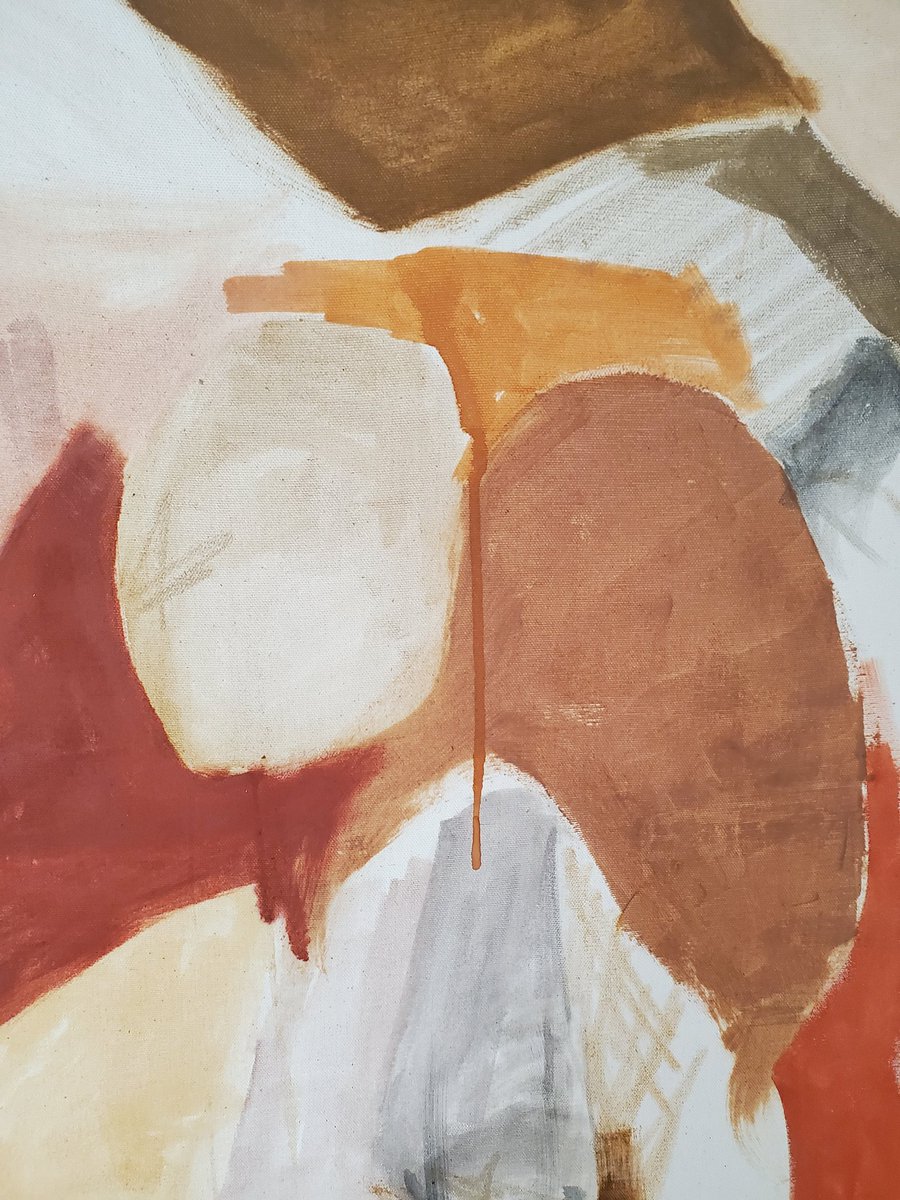 CultureFancier's tweet image. Studio visit last night with artist Danielle Petti. Her solo exhibition "Origins" opens next month @Mindseyestudio Gallery. Curated by me. Danielle makes her own pigments from foraged earth, and also makes natural inks. 🪨🎨🖼 1/2 
#SneakPeek #FromTheEarth #CuratedByMe