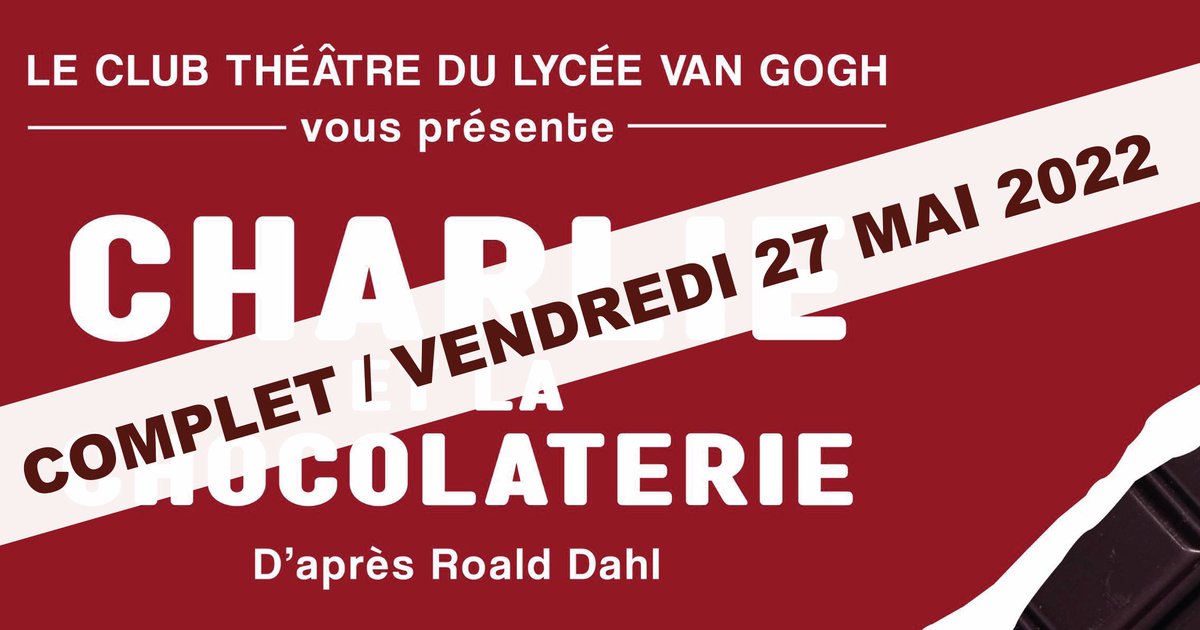 Club Théâtre du Lycée Van Gogh tweet media