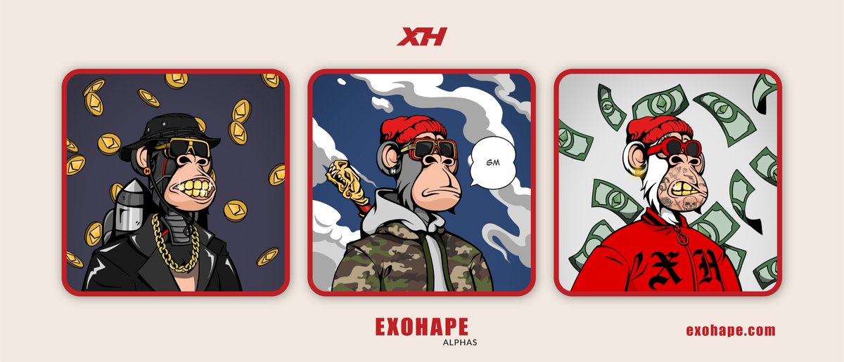 GM, did someone say Alpha? 

Oh yeah 🦍🥜🍌 
Shout out to our Alphas 🦍

opensea.io/collection/exo…

#GangGang #exohapealphas #exohape #nftalpha #NFTNYC