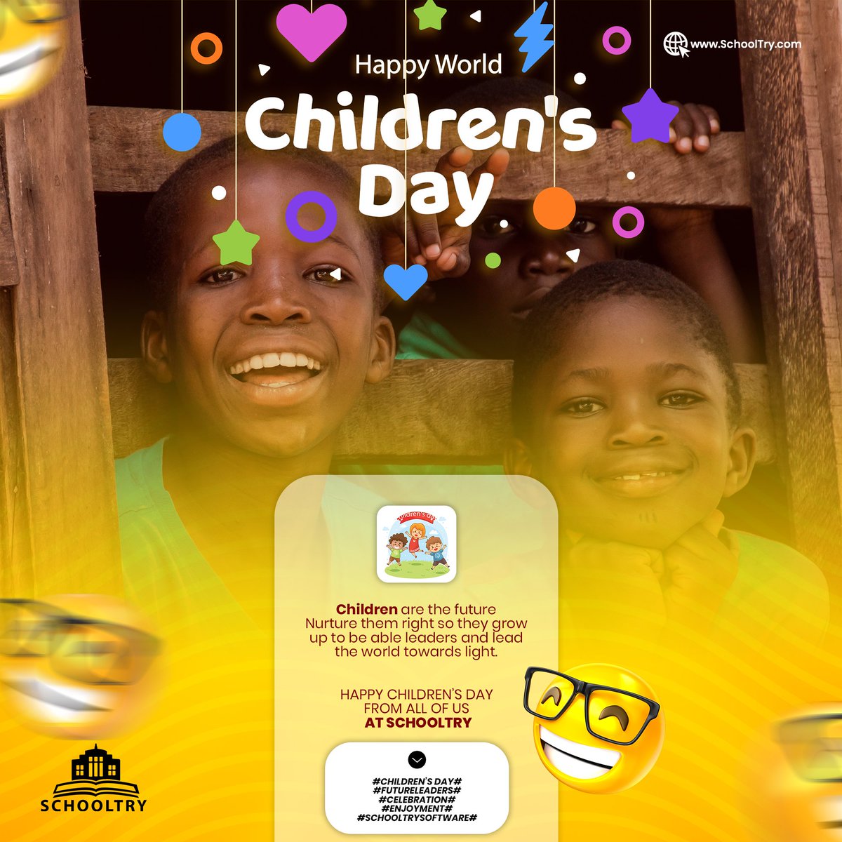 Children are the future. Nurture them right so they grow up to be able leaders and lead the world towards the light.

#children #nigeria #thechildrenoftheworld #childrensday #ict #edtech #academia #schoolmanagementsoftware #schooladministrators