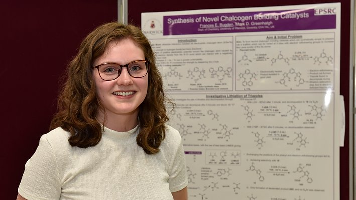 Congratulations to Frances for presenting her poster at the Chemistry PG Symposium this week (and winning a poster prize!) <a href="/warwickchem/">Warwick Chemistry</a> <a href="/WarwickPostgrad/">WarwickPostgrad</a> #WarwickChemPGR