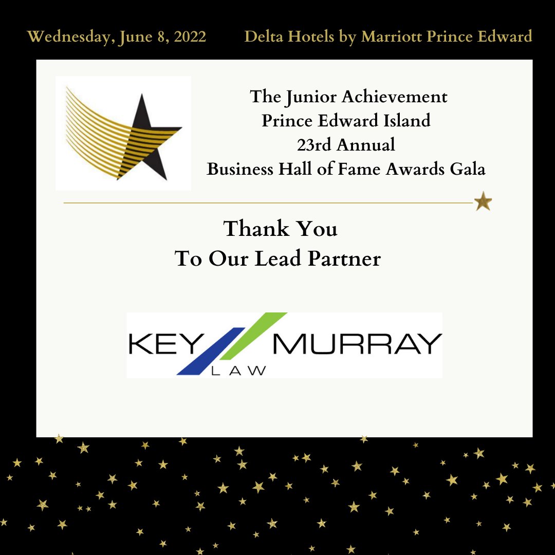 We are thrilled to be hosting the JA PEI Business Hall of Fame Awards Gala on Wednesday, June 8, 2022.  Join us in celebrating the accomplishments of Liam &amp; Kim Dolan, Peter MacDonald, and Dan MacIsaac. To reserve your seats, please contact Virginia Harris at vharris@japei.org