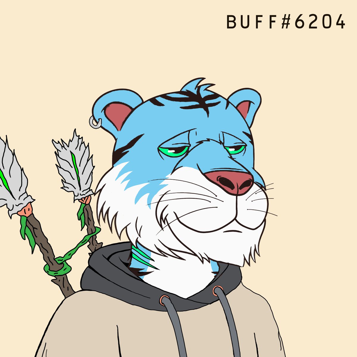 BUFF1872's tweet photo. @yeahtigers This is my 2nd-time fan art of Yeah Tigers Community. I effort in this fan art. I reference the Avatar Character. Thank U. https://t.co/62jXoTSxwp