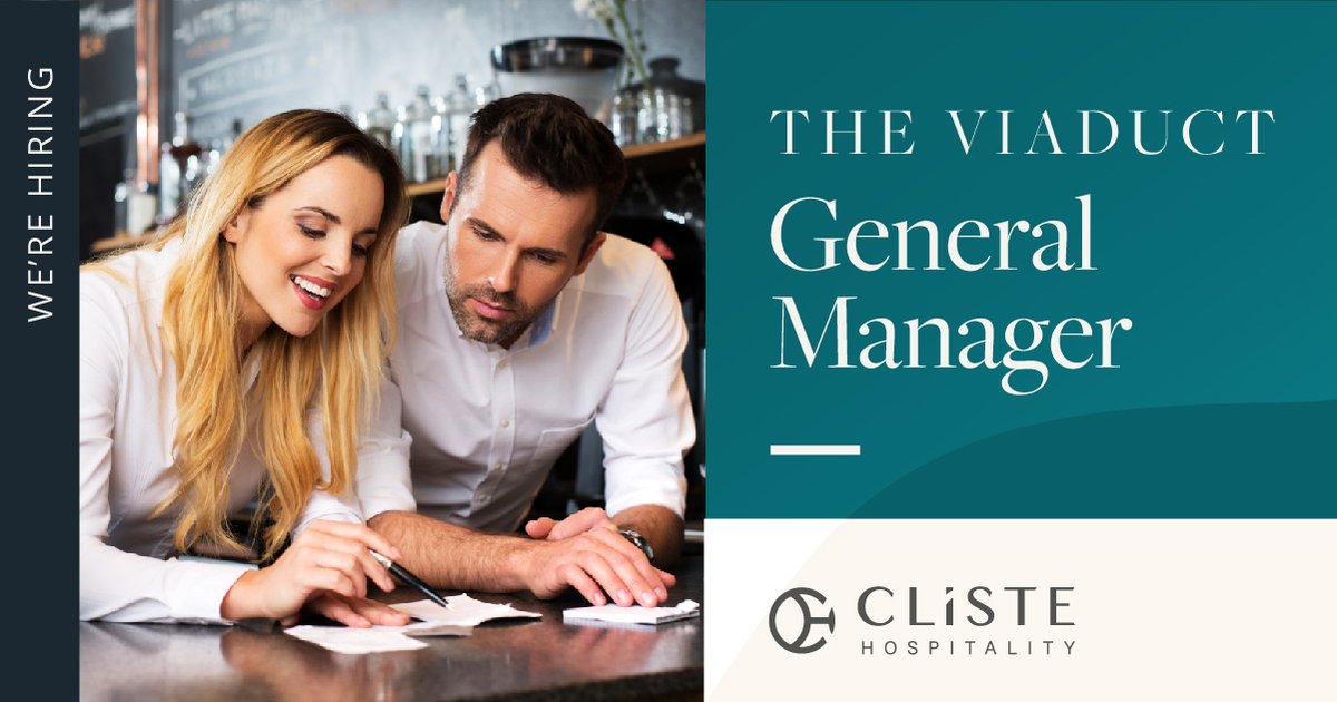 We are seeking an experienced General Manager for our new Restaurant, Café &amp; Food Retail Market at The Viaduct, Old Bandon Road, Bishopstown, Cork.

Follow the link to learn more - rezoomo.com/company/the-vi…

#clistehospitality #hiring