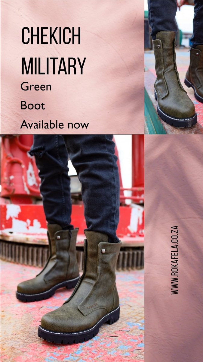 _RokAFela's tweet photo. CHEKICH MILITARY GREEN BOOT 

Inbox or Text us on WhatsApp (+27 82 970 0093)
#checkich #catchthedrip #Rokafela #sneakers https://t.co/W9OruiM4Ip