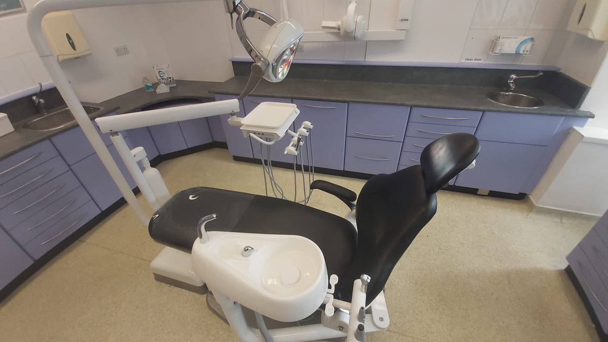 dentalhygienics's tweet photo. 1 down 24 to go! The first of our @_DENTALEZ Forest Ambidextrous chair package installed yesterday for a very impressed customer. For more information on the DentalEz Forest chair package please call us on 01787 877877 #dental #dentalchair #DentalEz #dentalequipment https://t.co/ioeLmPvHH5