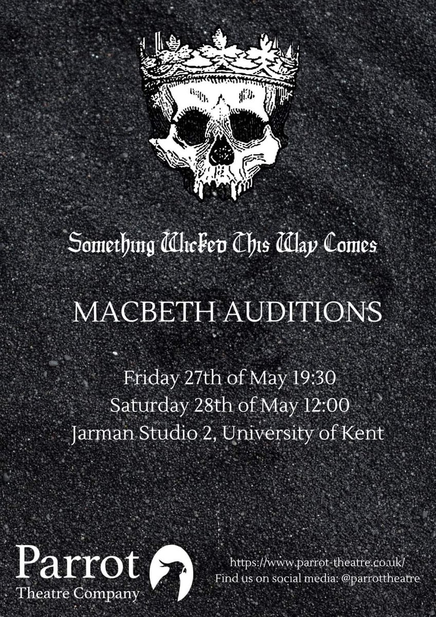 ParrotTheatre's tweet photo. Auditions begin today! https://t.co/phSMNyGqPO