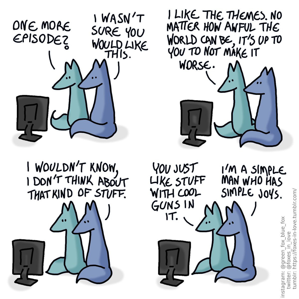 Foxes in Love tweet media