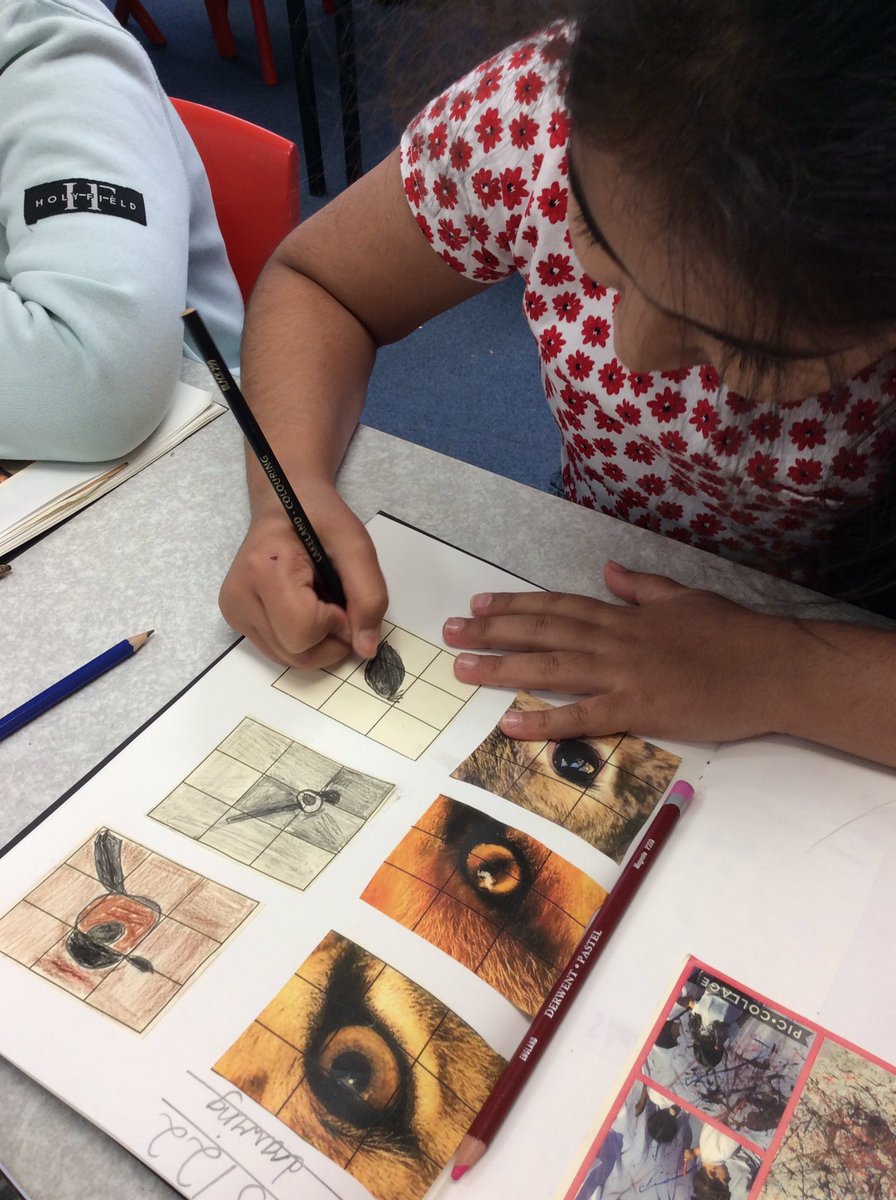 KingsleyLpool's tweet photo. #Year3 created some beautiful grid drawings of animal eyes ๐.They used various mediums and thought carefully about proportion and detail. Can you work out which animal has which eyes? #class3C #class3m #kingsleyart https://t.co/jeXU7cHPlH