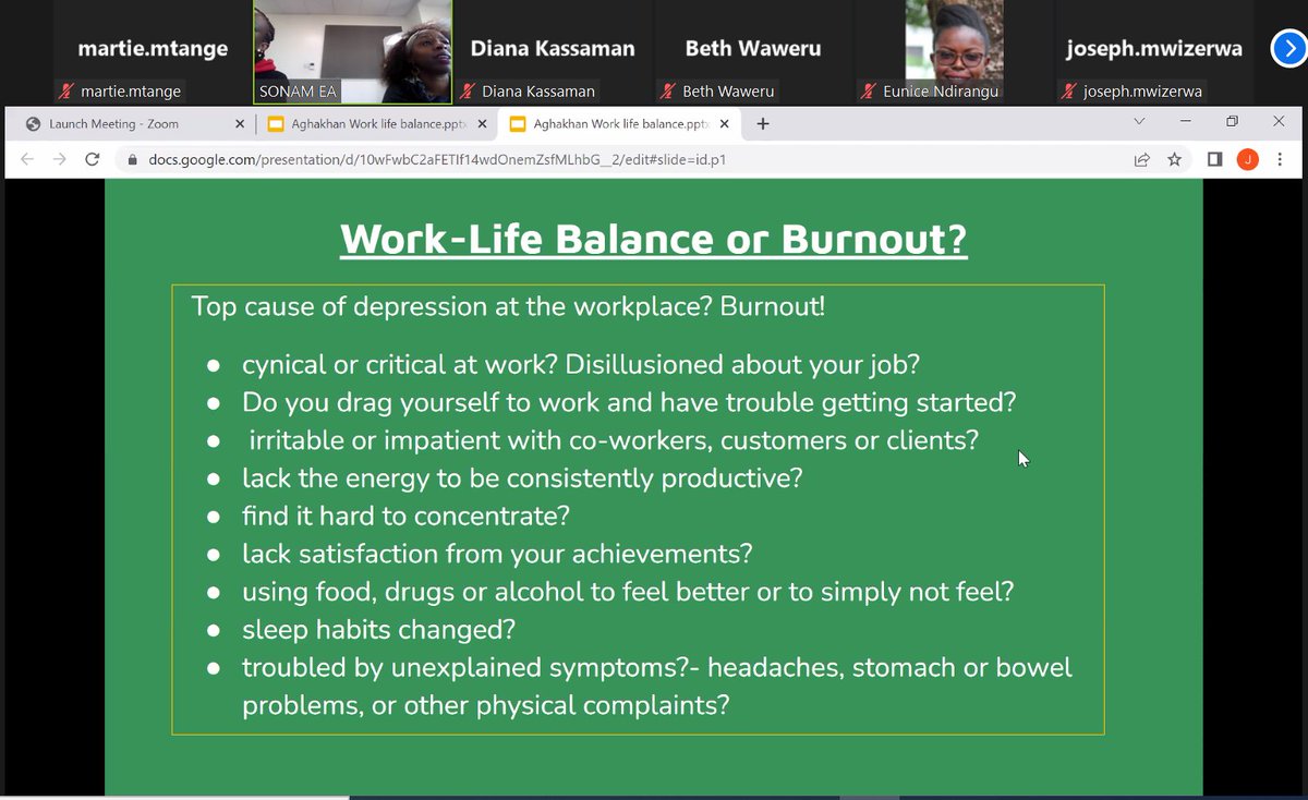 Psychologist Mwari Muthaura shares that there are so many signs of burnout:
😫
Does this feel familiar?