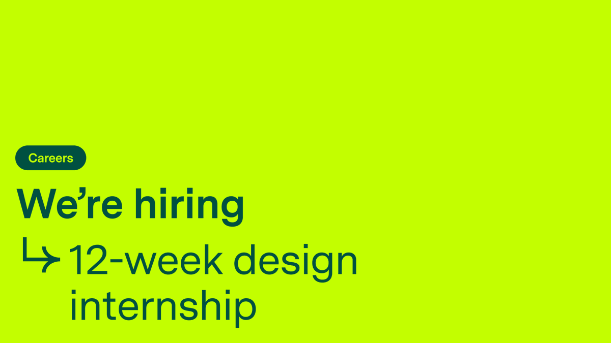 Step into your design career. We’re partnering with <a href="/LIFTfutures/">LIFT: Leading Inclusive Futures through Technology</a> to offer a paid 12-week internship, from July–Sept, for people living in Camden, Hackney, Islington and Tower Hamlets.

Apply by Monday 6th June 🗓 liftfutures.london/our-work/creat…

#DesignInternship