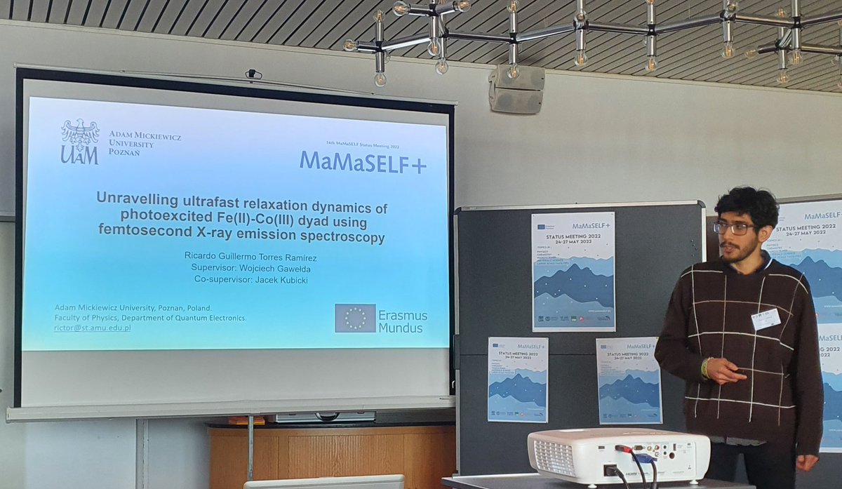 Materials Research (@matreshelsinki) on Twitter photo #Physics and #chemistry working together for sustainable energy: Ricardo Torres Ramirez on photocatalysis in Fe(II)-Co(III) dyads. Ultrafast relaxation dynamics by x-ray emission spectroscopy at <a href="/EuropeanXFEL/">European XFEL</a> #Physics and #chemistry working together for sustainable energy: Ricardo Torres Ramirez on photocatalysis in Fe(II)-Co(III) dyads. Ultrafast relaxation dynamics by x-ray emission spectroscopy at <a href="/EuropeanXFEL/">European XFEL</a>