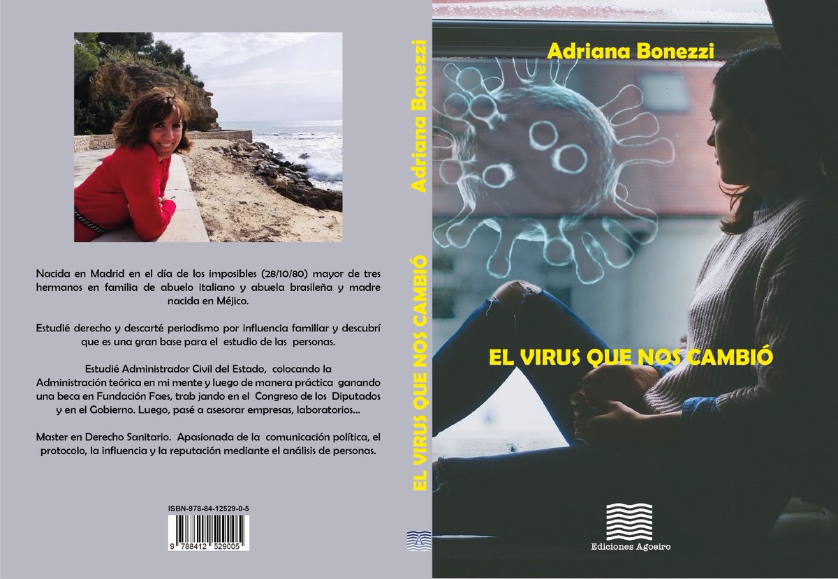 AdrianaBonezzi's tweet photo. Haciéndose realidad mi #libro2 ✨✨❗️❗️ #elvirusquenoscambio portada salida d cocina y el día 6 a la venta!! #FeriaDelLibro #Escritores #libros gracias al impulso de amigos como @slealm @marcapersonal @juancarcubeiro @martagvalenzuel @Cocodrilodos … continuará! https://t.co/VrDVf8s8X4