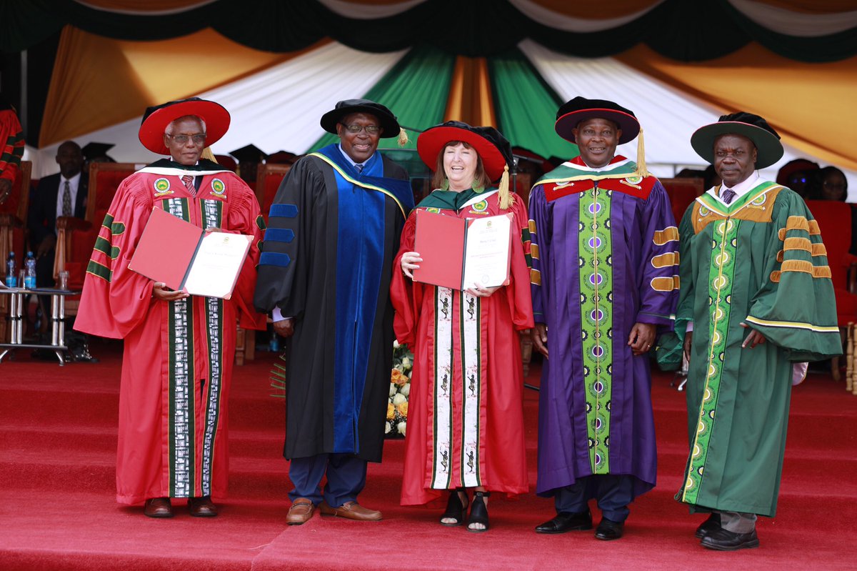 MeruUniversity's tweet photo. #mustgraduation #mustgraduates 

The MUST family is happy to celebrate Senator, Mary J. Coyle (Nova scotia, Canada) with the conferment of the Honorary Degree of Doctor of Business Management (Honoris Causa).

#meruuniversitygraduation https://t.co/wVZkoxGtp9
