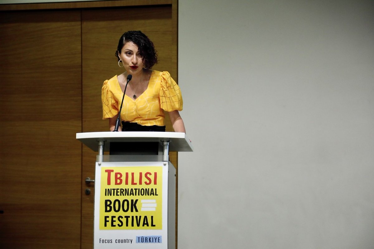 tbilisibookfest's tweet photo. Official Opening of the Tbilisi International Book Festival 

@GPBAOFFICIAL https://t.co/V9spCZTfjS