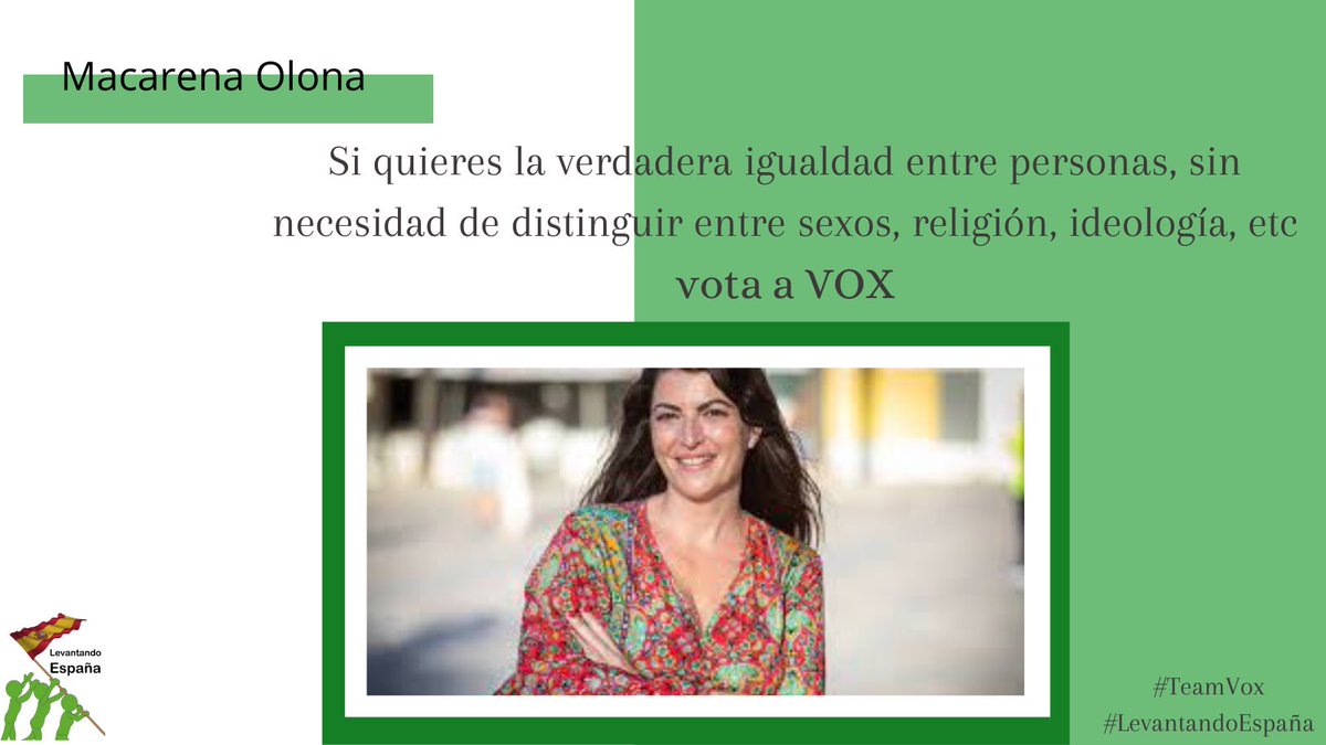 Pese a quien pese. Vox es el único partido que no hace distinciones … #TeamVox #LevantandoEspaña #VoxCumple