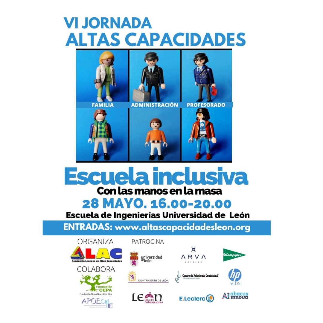 🧭 Tic tac quedan pocas horas para que den comienzo las jornadas de AACC!!!!! 
📢 Aun no tienes tu entrada?????? 
➡️ Descargala desde nuestra página web, es gratuita!!!!! 
altascapacidadesleon.org