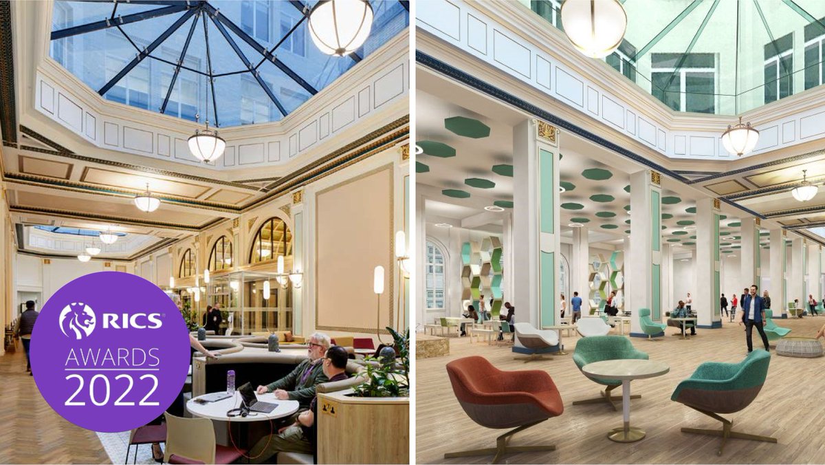 Delighted to announce that our project HMRC India Buildings has won the RICS North West Regional Award for refurbishment/revitalisation meaning that we're through to the RICS UK Awards 2022 Grand Final in October! <a href="/RICSnews/">RICS</a> <a href="/Overburyplc/">Overbury</a> <a href="/turnertownsend/">Turner & Townsend</a> @WardRobinsonLtd <a href="/Ryder1953/">Ryder Architecture</a>