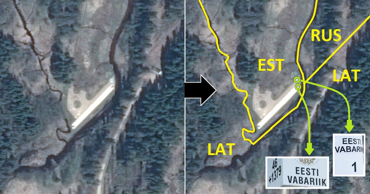 Pillandia's tweet photo. Inspection on the triple border of Estonia, Latvia and Russia, which is located inside a forest.
Jan, 18, 2019.
6 pictures at https://t.co/eyLNj4onMx
#Eesti #Estonia #Latvija #Latvia #Border #Tripoint #Setomaa #Setumaa https://t.co/NDuPPciQjt