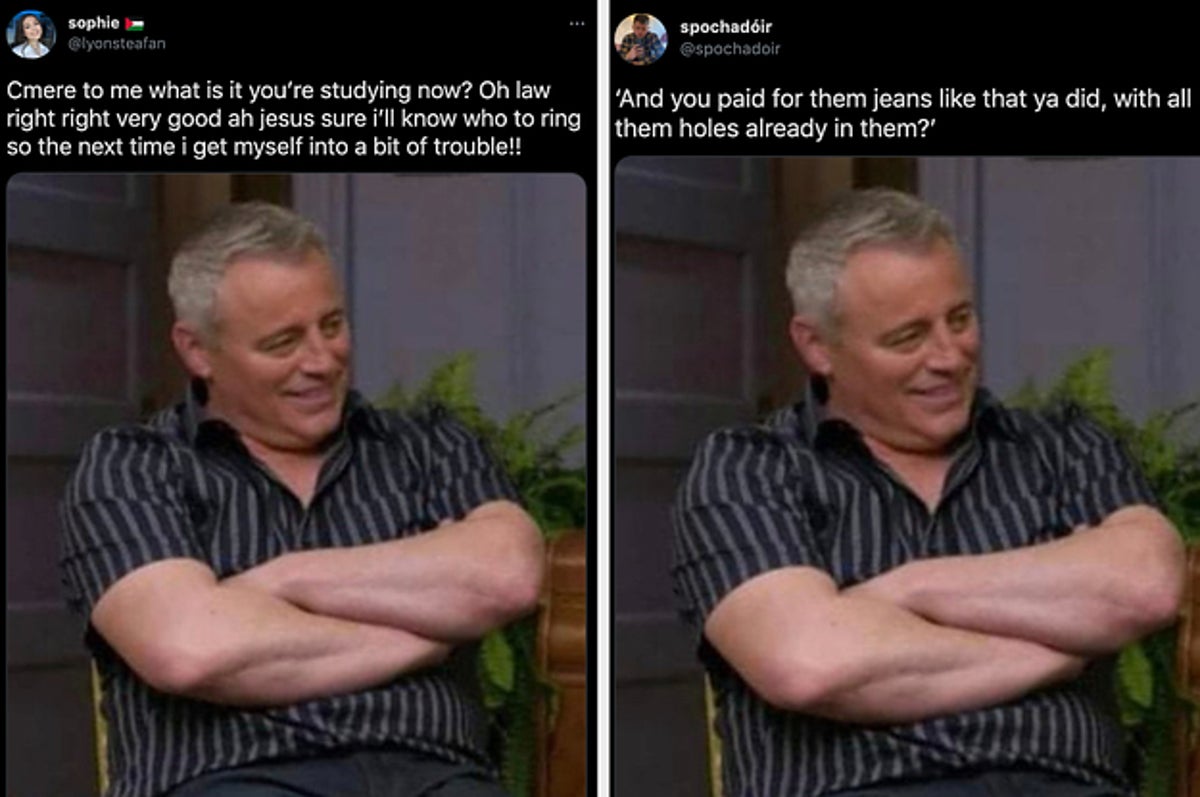 It's one year today since the #FriendsReunion and all those Matt LeBlanc/Irish dad memes💚