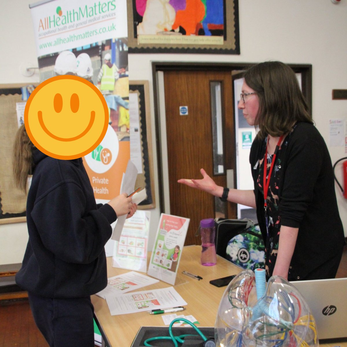 allhealthmatt's tweet photo. This week we spoke to year 5s &amp; 6s at @MarysCep's career's fair. It was great to raise awareness of OH at such an early age, and Comms Director, Alice, chatted about careers in communications.
The children were so confident, curious, and insightful!
@SOMNews  #occupationalhealth https://t.co/hACJhkoGLV