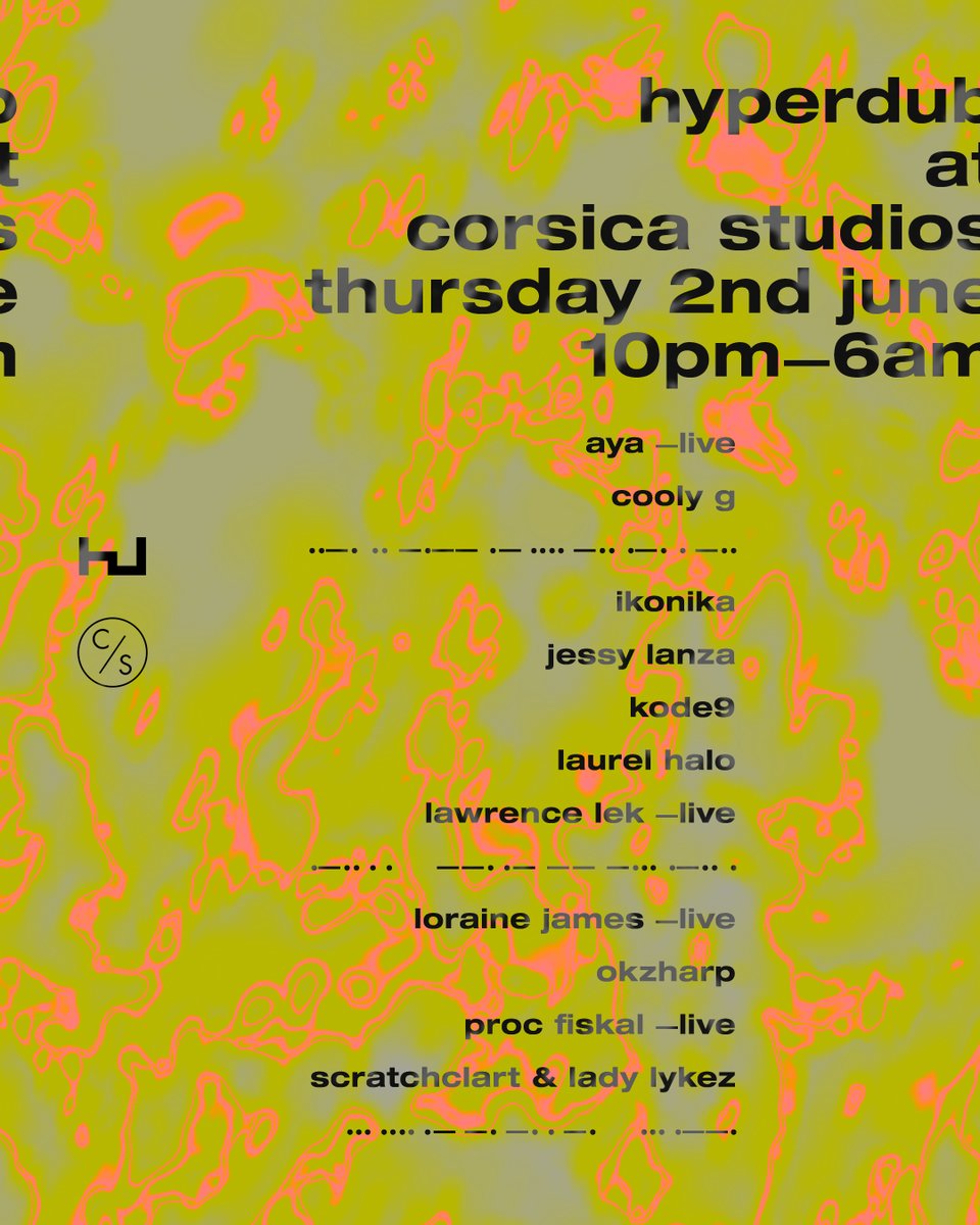 Unfortunately the mighty @no_allies cant make it, but we've added @ikonika @jessy_lanza @LaurelHalo to next weeks @Hyperdub line up at @Corsica_Studios ra.co/events/1518785 - still 3 legends we can't announce - ask yourself - do you deserve this?