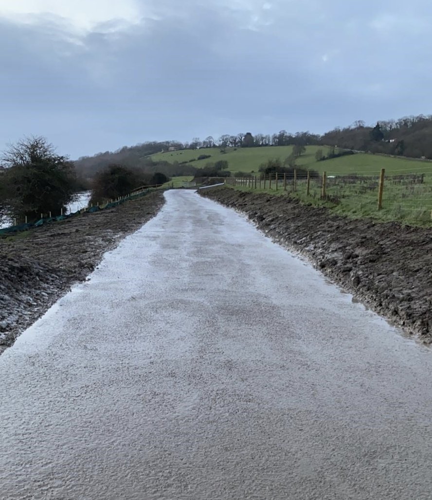 SoilScienceLtd's tweet photo. Don’t get bogged down! Maintenance Free Surface Armouring with the SUREGROUND™ System transforms your site from wet unstable ground to a robust surface. https://t.co/3w7OlQ6kzU