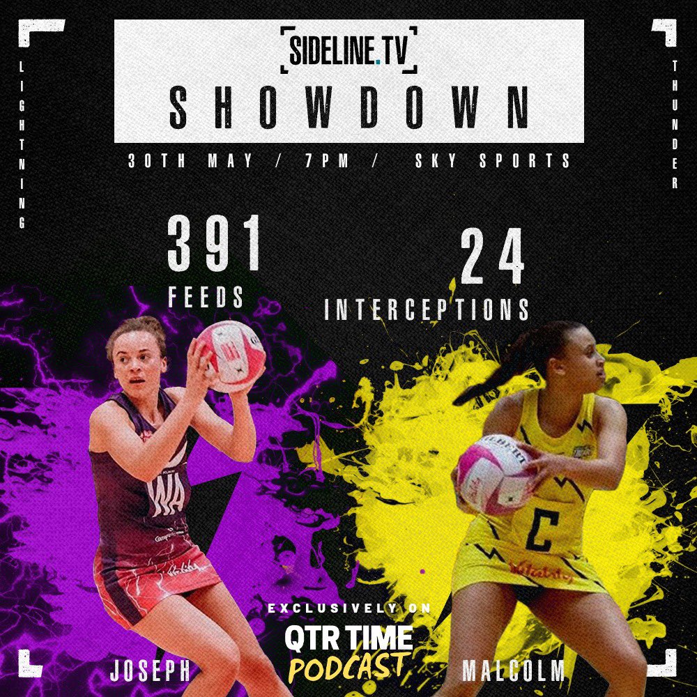 sideline_tv's tweet image. Our last Sideline.TV Showdown of the regular season 🙌

We go to the top of the table for a Top Two Clash 🔥

Will @thundernetball remain unbeaten? Or will @LboroLightning strike?

#SidelineTVShowdown #VNSL2022
