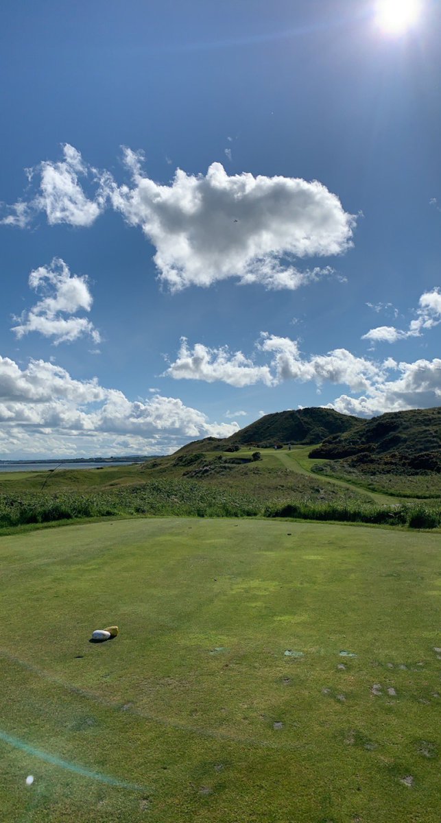 WoosterGolf's tweet photo. The trip’s final day was a journey down Ireland’s east coast to The European Club, along Brittas Bay. Best weather yet, and the course was a stunner as well, another of the best that IRE has to offer. Thank you @SportsbyWS for the sites that you provided these college golfers! https://t.co/7htQhXjiA3