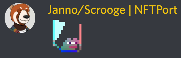 nftport_xyz's tweet photo. If you see this @okaybears lurking about in our Discord - don’t be scared, he doesn’t bite. @MccoinScrooge
He’s one of our several community mods here to help you out with anything you need while developing your NFT applications!
https://t.co/7LgnVEZXYY
#OkayBears #NFTPort https://t.co/uo2V2AIhFP