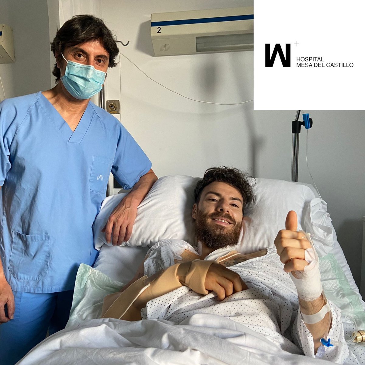 🏥 𝗣𝗔𝗥𝗧𝗘 𝗠É𝗗𝗜𝗖𝗢 <a href="/hospitalmesa/">Hospital Mesa del Castillo</a>

🧤@JuanBMolinaS30 operado por el DR <a href="/Pacomartinezmtn/">Paco Martinez</a> estará de cinco a seis meses de baja 

#ÁnimoMolina #EnseguidaVuelves 

👇
elpozomurcia.com/parte-medico-m…