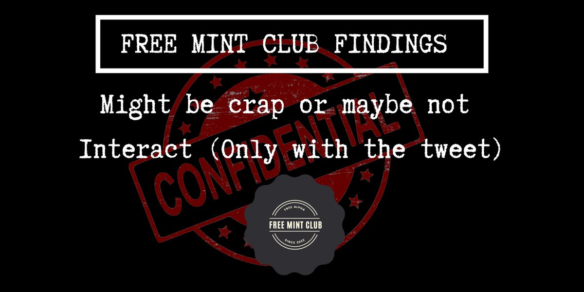 FreeMintclb's tweet photo. ⚠️⚠️FREE MINT FINDING⚠️⚠️
🔔@thecoderseth🔔 https://t.co/c9KQFNwyxx