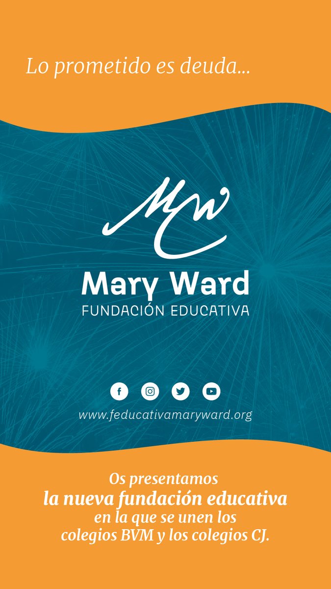 irlandesassoto's tweet photo. Os presentamos la nueva Fundación Educativa, en la que se unen los colegios del @IBVM_Irlandesas y #CJ 
https://t.co/zvfrAM7qC1 #ibvm #maryward #salalavida #coles @IrlandesasLeioa @bvmMadrid @CIrlandesasBami @bvmLoreto @EscolaMariaWard #irlandesasaljarafe #marywardsansebastian https://t.co/xWsj7ndYgL
