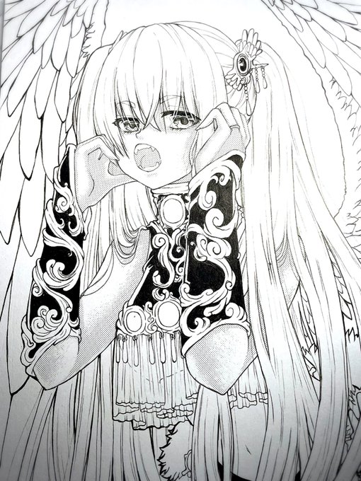 肌
カリカリカリカリφ(・_・
#スクリーントーン
#アナログイラスト 