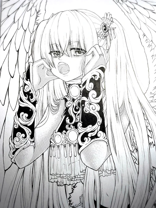 肌
カリカリカリカリφ(・_・
#スクリーントーン
#アナログイラスト 