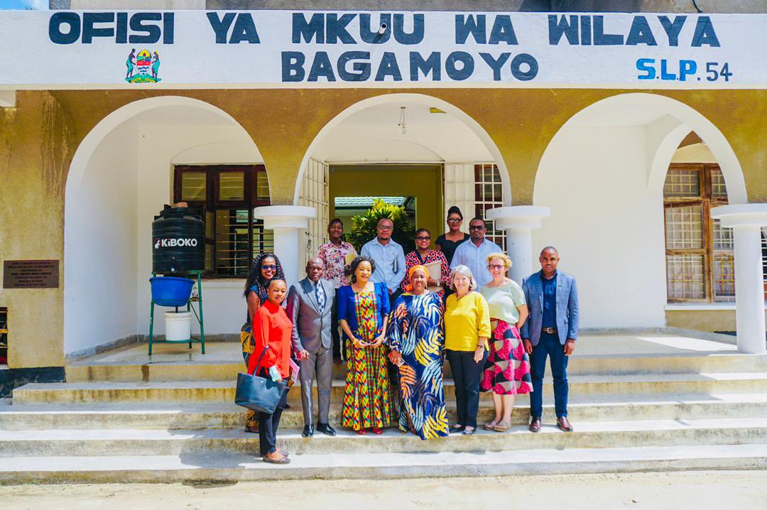 Great visit to District Comissioner Zainab Abdallah Issa in Bagamoyo. A strong and inspirational woman leader.