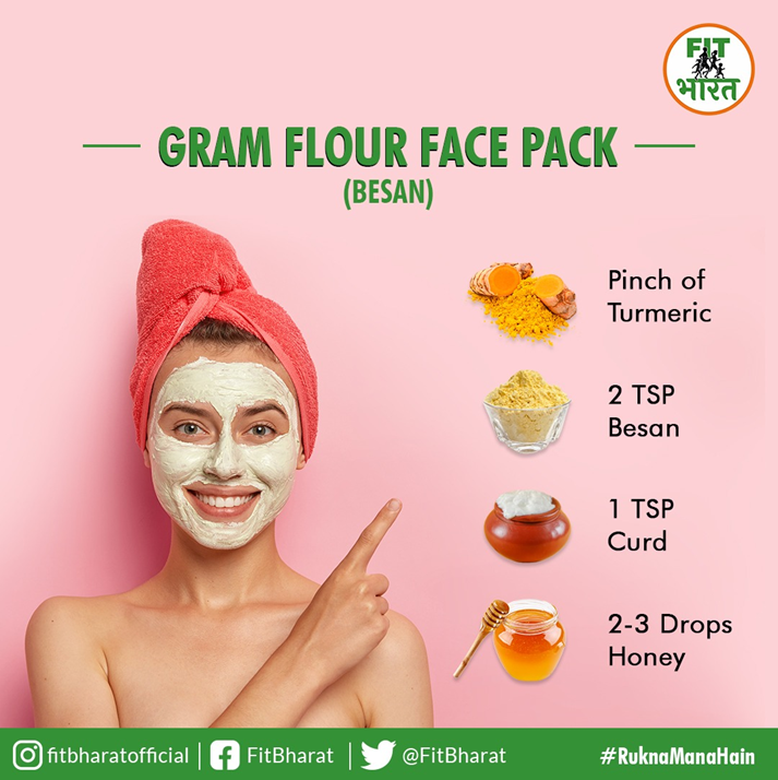 TheFitistan's tweet photo. Sundays are for skincare! Pamper your skin. Try this face mask made with natural ingredients you'd find in your kitchen. Follow the steps shown here and share your results!
#FitBharat #diyfacemask #skincaresunday https://t.co/gmO98YGsGC
