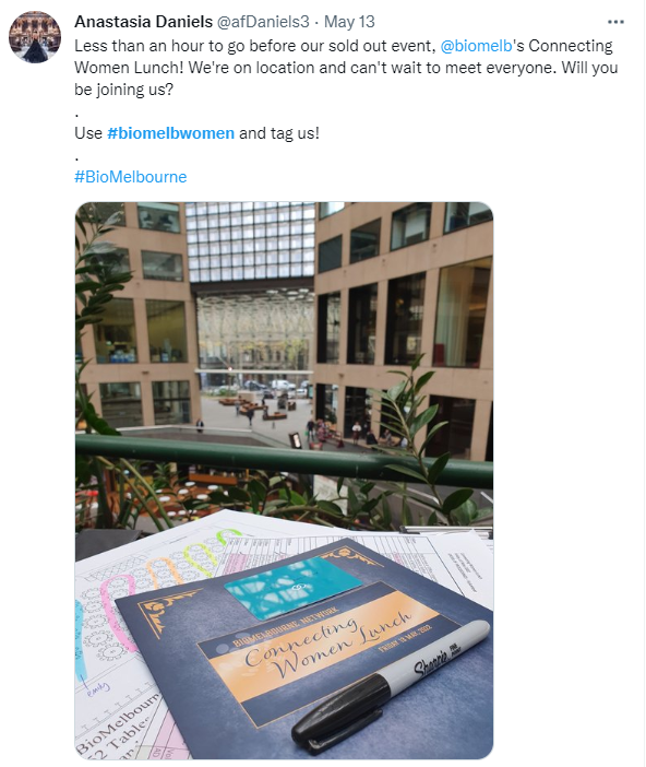 afDaniels3's tweet photo. Whoops accidently deleted this. Why doesn't crtl + z work everywhere? #biomelbwomen https://t.co/A19c7Ln9a8