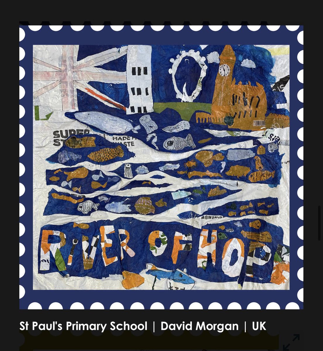 We are so excited to have been chosen as one of the 200 schools to have their artwork printed on a silk flag to be carried during the Jubilee Pageant on 5th June. A fantastic piece created by our KS2 pupils and Mr Morgan from Southborough High School! <a href="/shsrbk/">Southborough High School</a> <a href="/ThamesFestTrust/">Thames Festival Trust</a>
