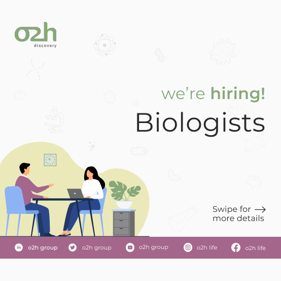 o2hgroup's tweet photo. #𝐇𝐢𝐫𝐢𝐧𝐠 #𝐁𝐢𝐨𝐥𝐨𝐠𝐢𝐬𝐭𝐬!

@o2h_discovery is looking for qualified scientists (PhD) and (Masters) with extensive industrial experience

To know more https://t.co/RUjev3I20V 

#hiringnow #molecularbiology #leadoptimization #hitidentification #biology #assaydevelopment https://t.co/0zGXypUyQP