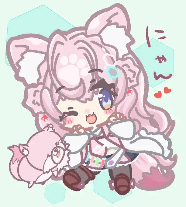 にゃん💕
#こよりすけっち 