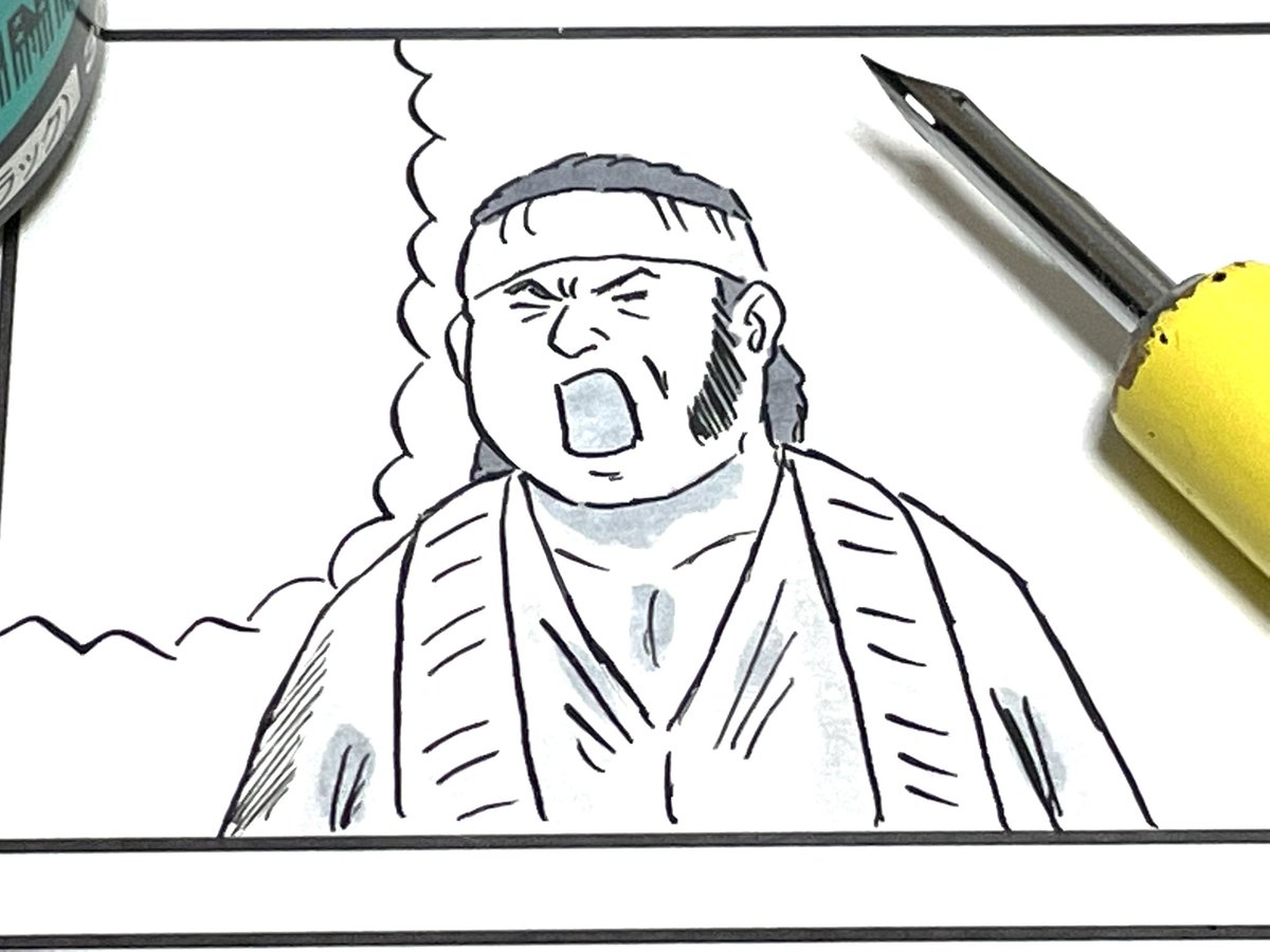 「時は来た❗️」って入れます。
#味のプロレス 