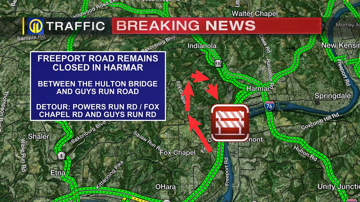 WPXI Traffic tweet media