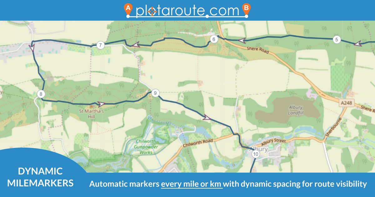 plotaroute's tweet image. We&apos;re pleased to announce a bundle of changes that we&apos;ve just implemented on @plotaroute, including dynamic milemarkers, persistent background routes and creating copies of routes.
More at: plotaroute.com/news
#MakingRoutesMadeEasy