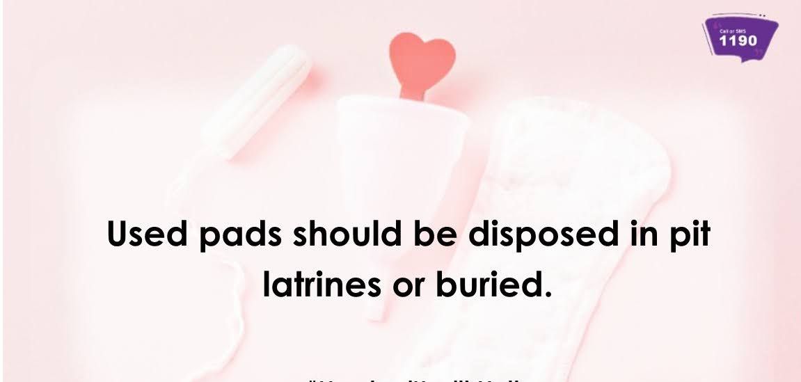 NaomeGweth's tweet photo. Good disposal helps in maintaining clean environment 
#MHDay2022
#WeAreCommited
#EndPeriodStigma
#EndPeriodPoverty
#MenstrualMatters
#BongaNaone2one https://t.co/syifFKfhfM