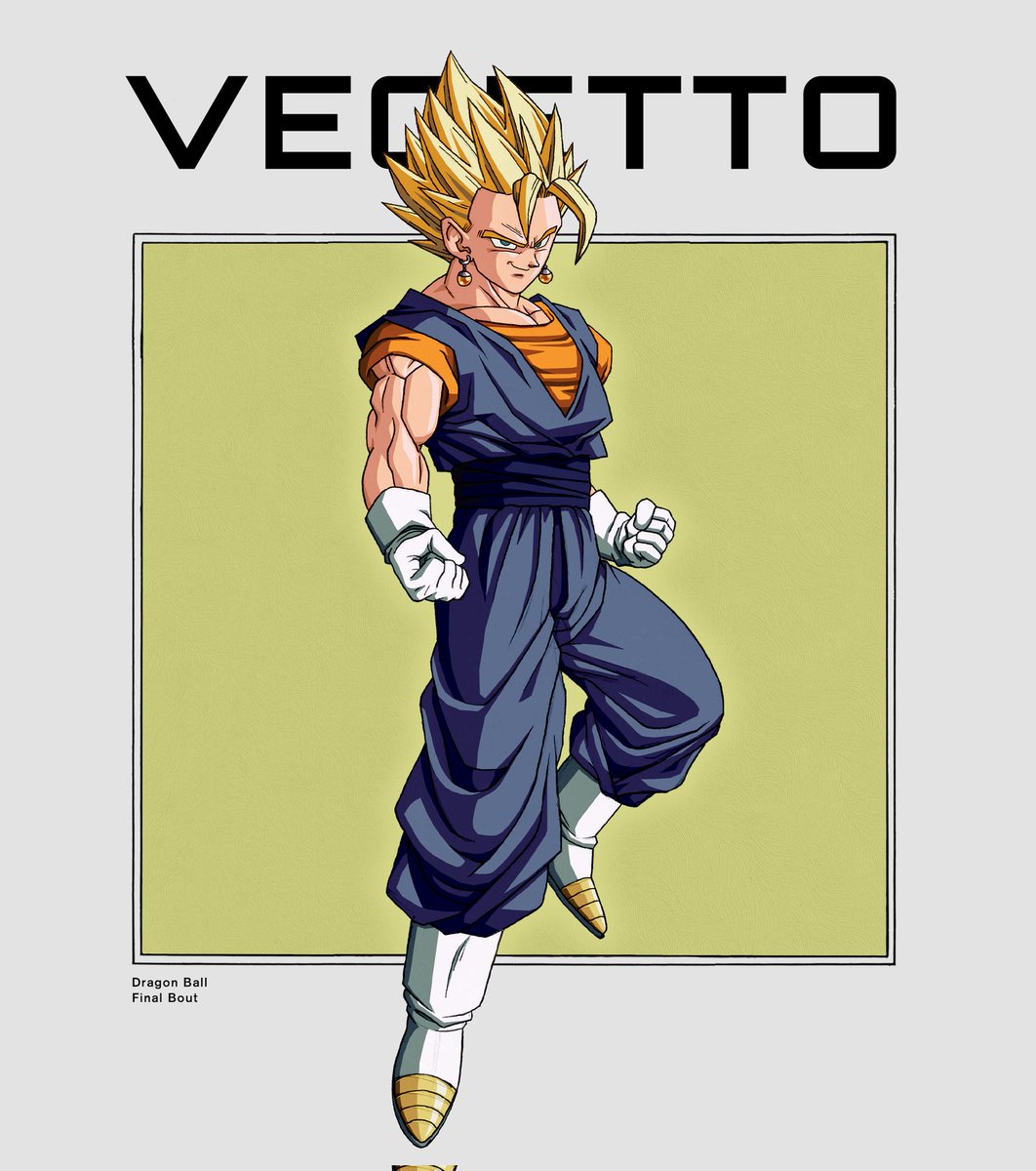 Super Vegetto's completed portrait. ドラゴンボール ファイナル