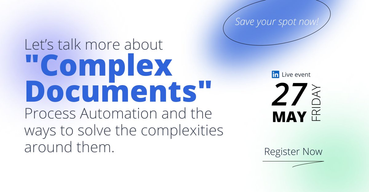 Curious to know more more about complex documents like contracts, tenders, invoices etc. and ways to solve the complexities around them?

Save your spot now on #LinkedlnLive today <a href="/3PM/">Sexual GIF</a>🕒

#botminds #documentautomation #event #artificialintelligence