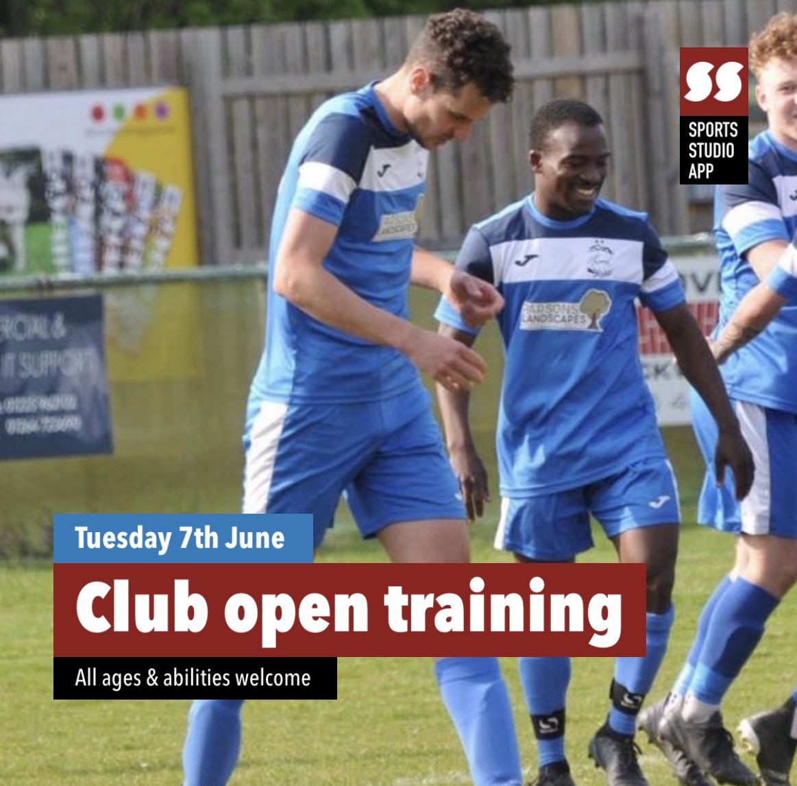 southseasportfc's tweet photo. Club open training night starts next Tuesday when we return for pre season training.   

6:30pm at king George playing fields Portsmouth 

If your interested please contact our first team manager @ricoharris1882 via DM or leave a comment below 👇 and he will get back to you https://t.co/5GIFc2LCo0