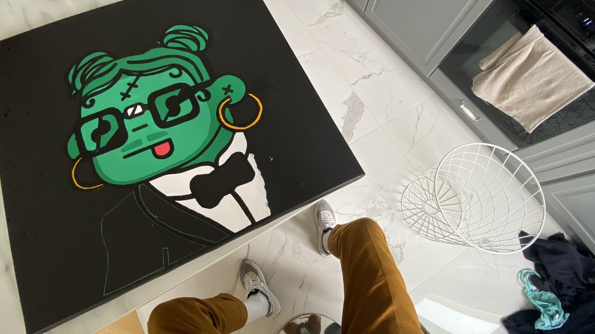 henriroudet's tweet photo. @Deadfellaz painting in progress ! 💕 https://t.co/hDur4jjPIx